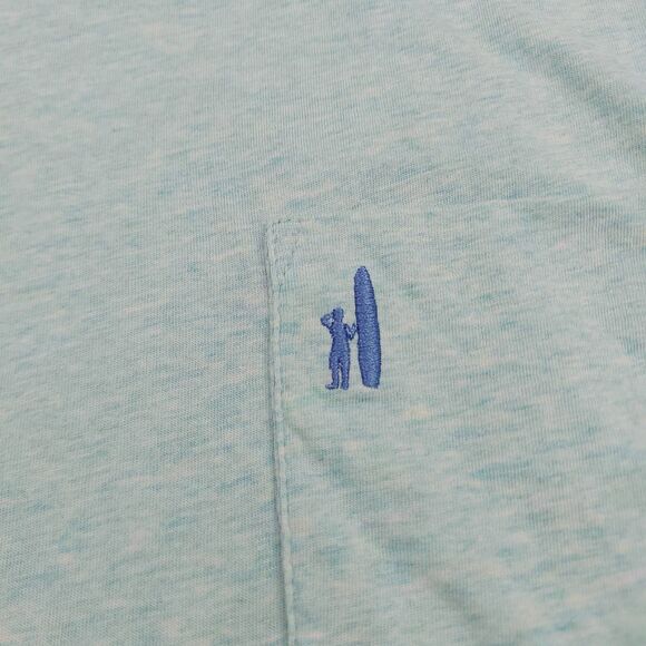 Johnnie-O T-Shirt Mens XL Green Cotton Short Sleeve Crew Neck Outdoor Beach - Picture 3 of 10